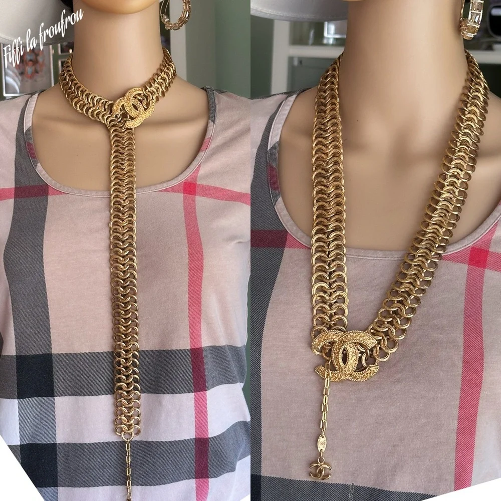 Authentic Chanel belt/necklace